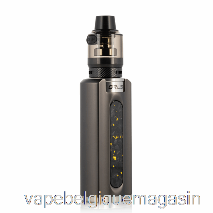 Jus De Vape Perdu Vape Grus 100w Kit De Démarrage Gunmetal / Fibre De Carbone Hachée